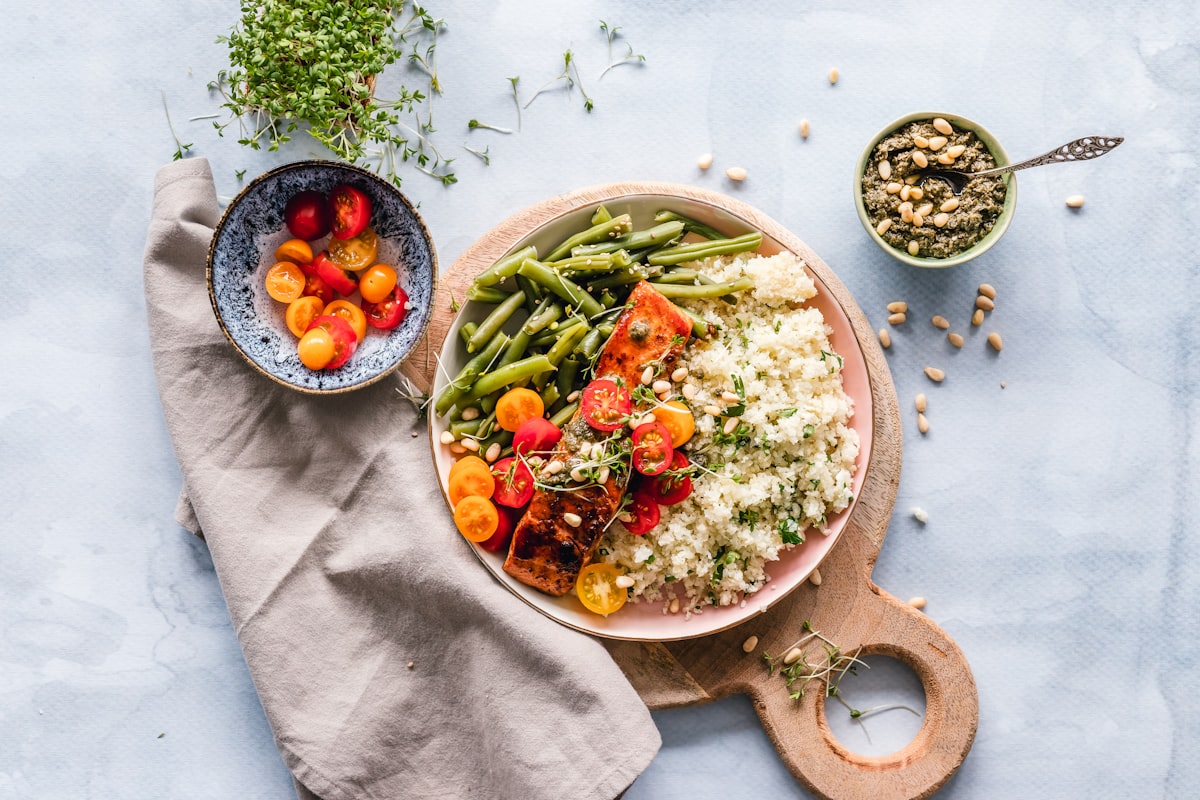 Ricette salutari e pasti nutrienti